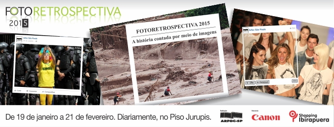 FotoRetrospectiva 2015. Grátis no Shoping Ibirapuera