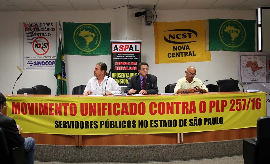 Entidades se mobilizam contra o PLP 257/16