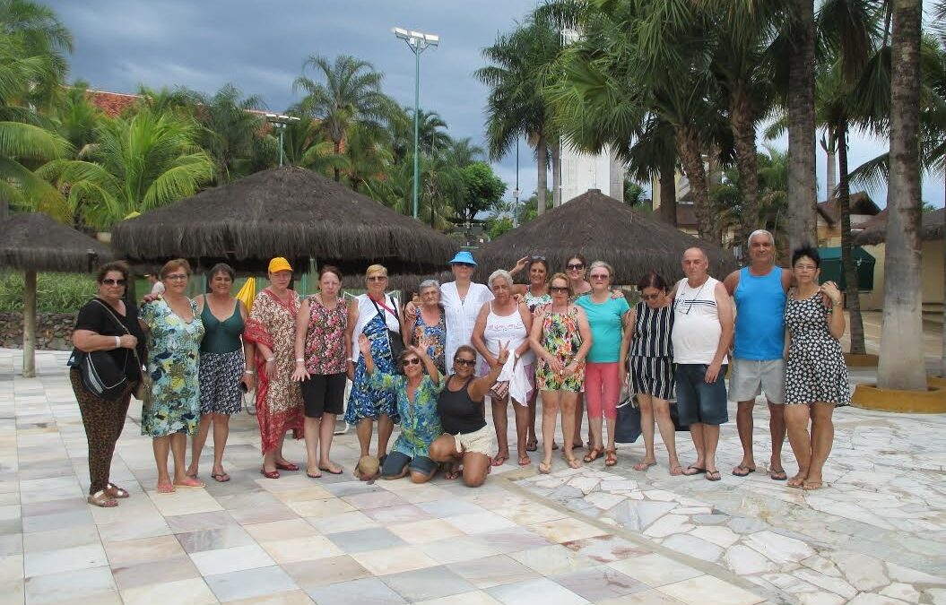 Veranistas da Subsede Sul desfrutam das Termas de Ibirá