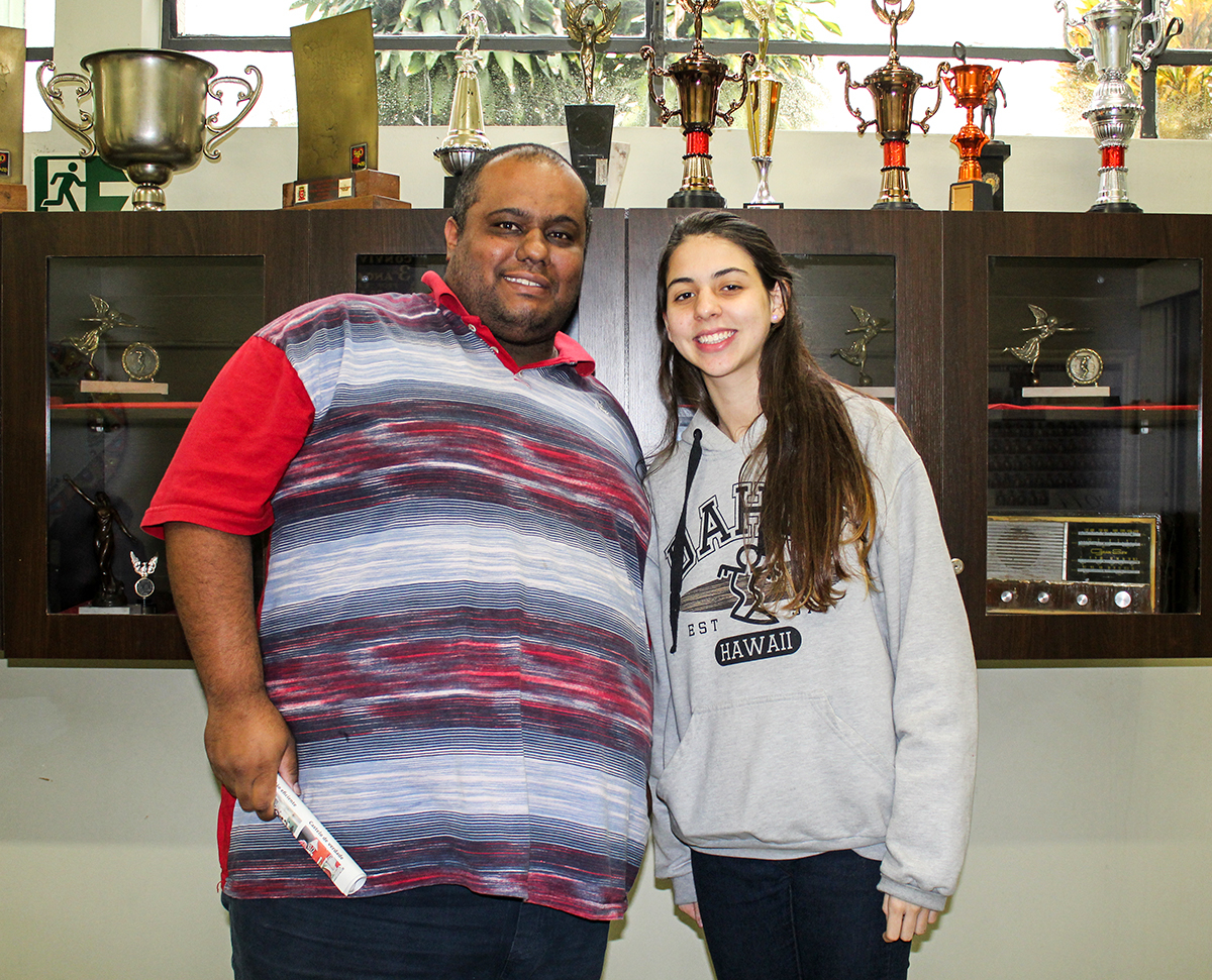 Rafael Assenso e Nathália Souza | Foto: Leandro Silva