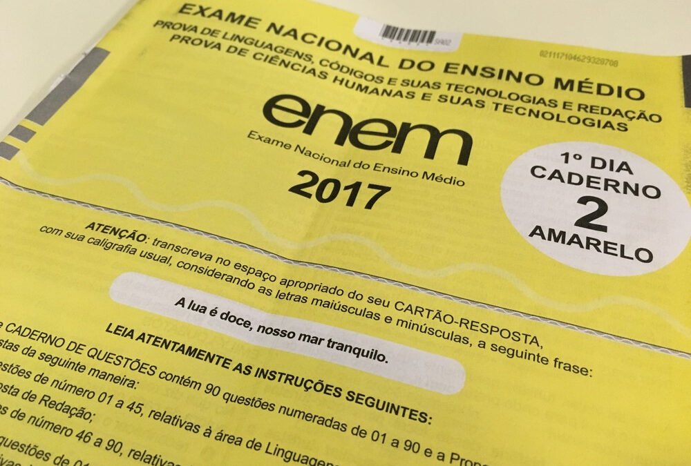 Antecipação da divulgação das notas do Enem 2017