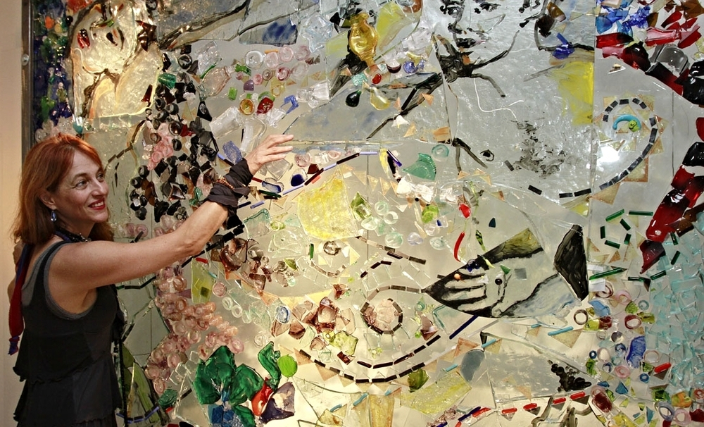 Exposição de esculturas vítreas, com entrada gratuita