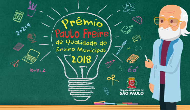 SME abre inscrições para Prêmio Paulo Freire 2018