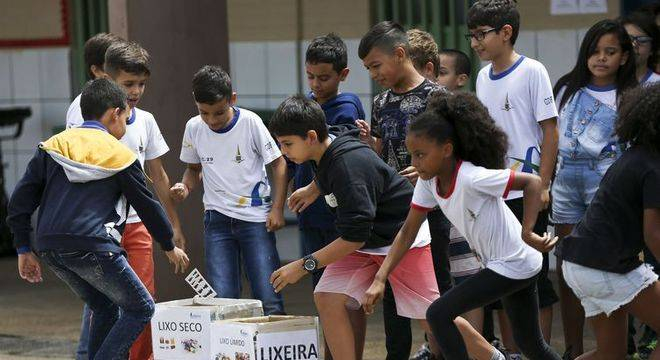 Alunos com idade acima da fixada é 4 vezes maior em escolas públicas