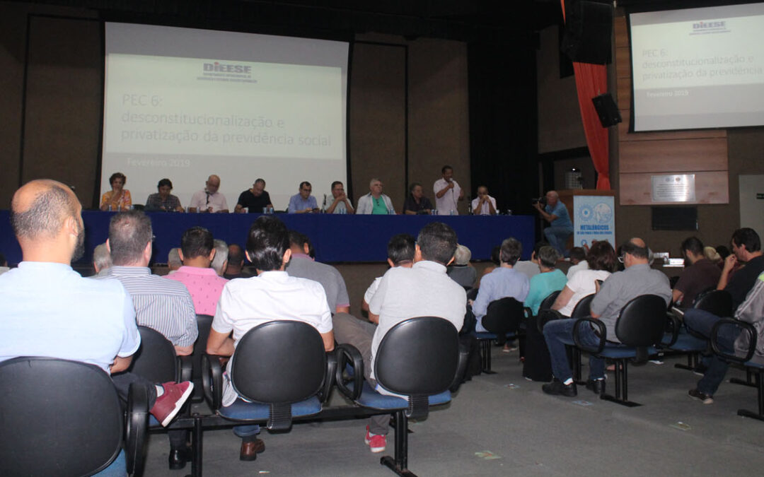 DIEESE apresenta estudo sobre impactos negativos da Reforma da Previdência