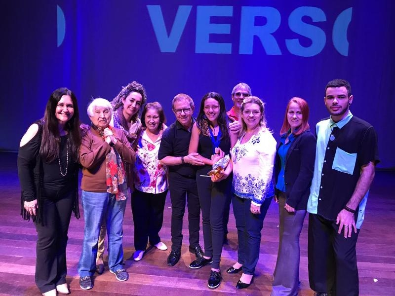 Margarida Parolli é ouro em declamação de poesia