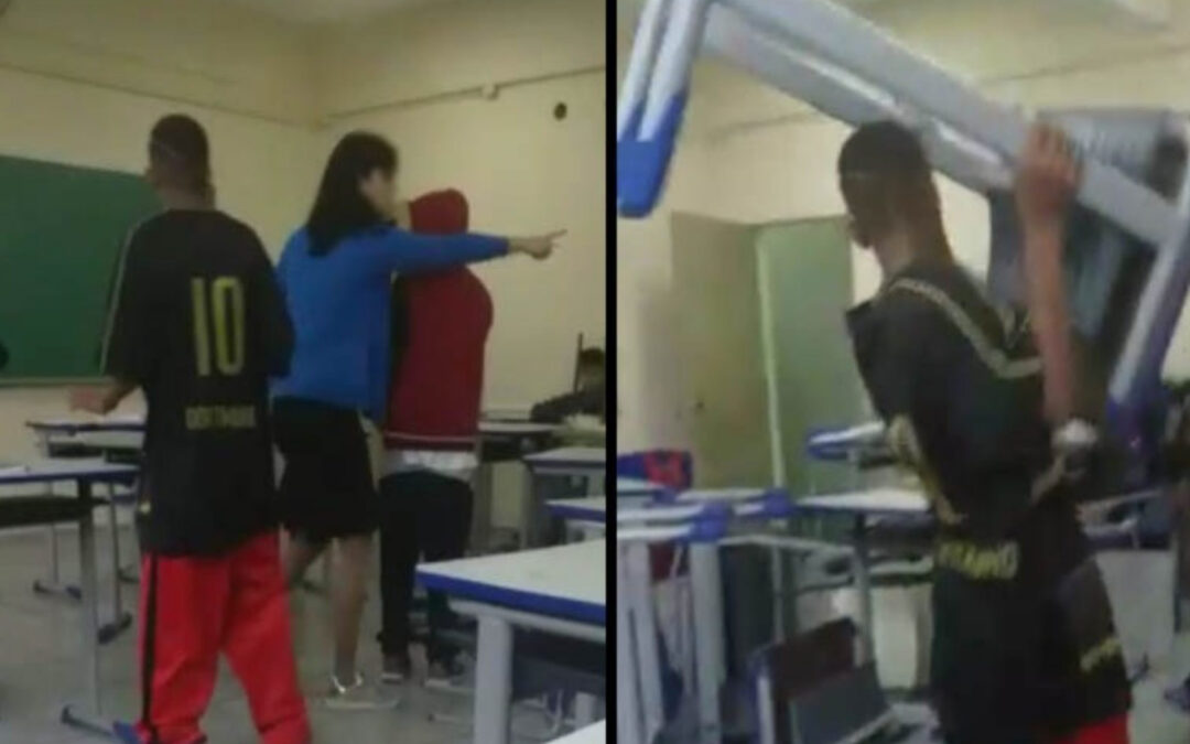 Escola mais bonita, situação muito feia