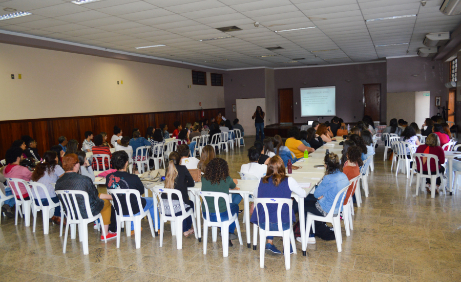 Segunda parte da atividade de formação com foco em autismo