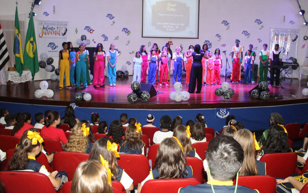 Concurso de Corais Infantojuvenil: dias 24, 25 e 26