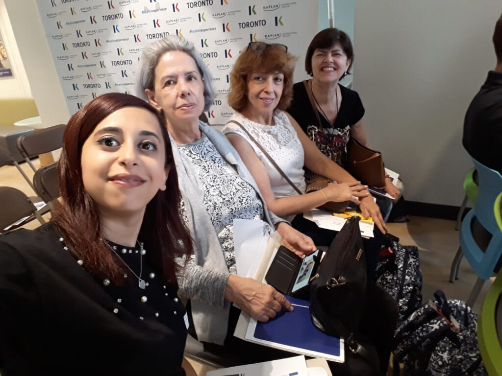 Selfie na escola internacional/arquivo pessoal