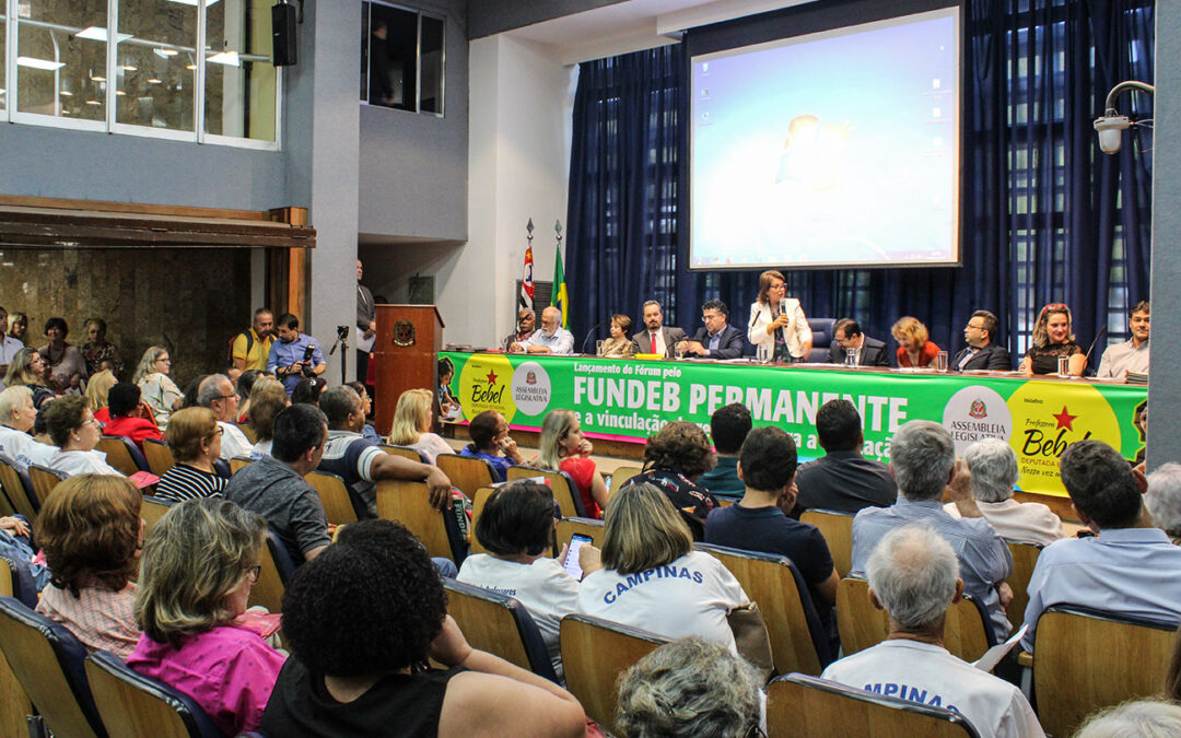 Fórum pelo Fundeb Permanente é lançado na Alesp