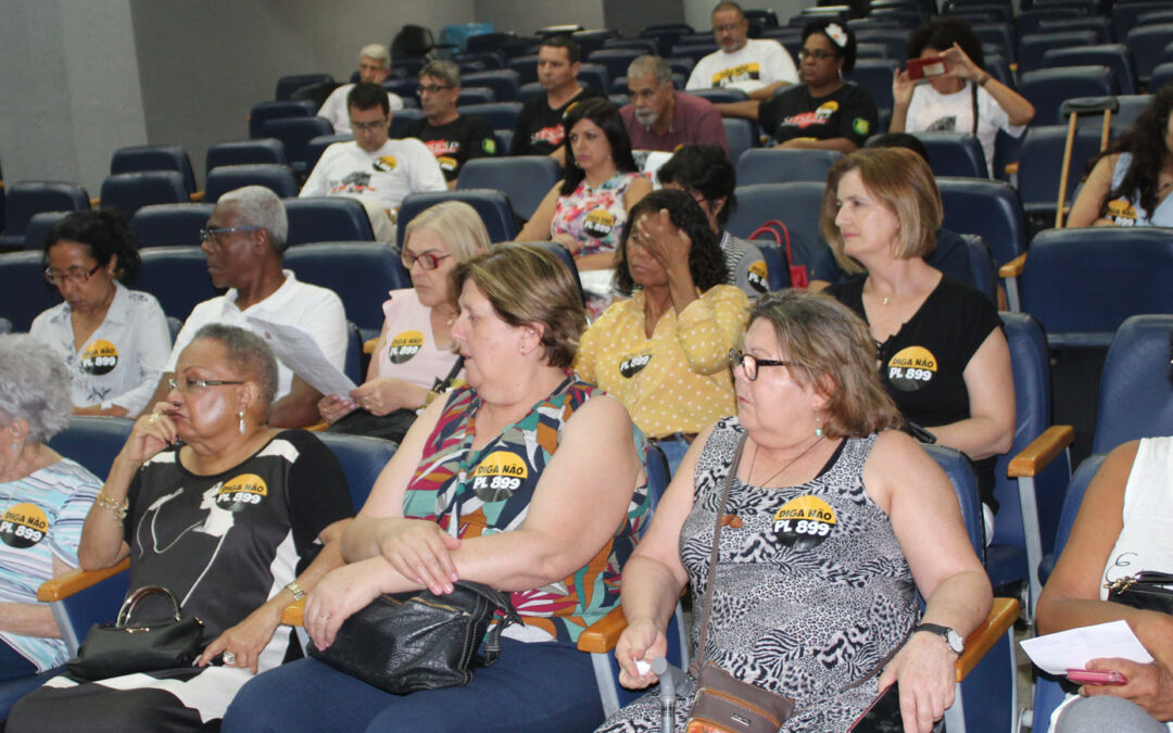 Urgente: Diga não ao PL 899 – Mobilização na Alesp, a partir das 15h