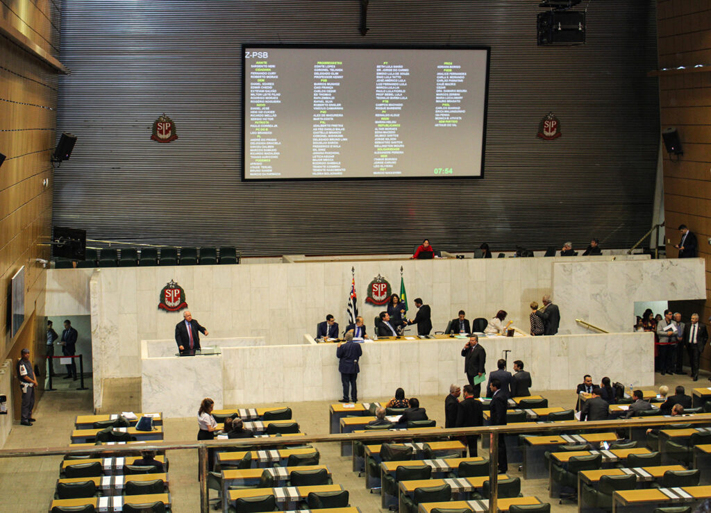 Plenário durante audiência sobre a reforma da Previdência/Leila Ofélia