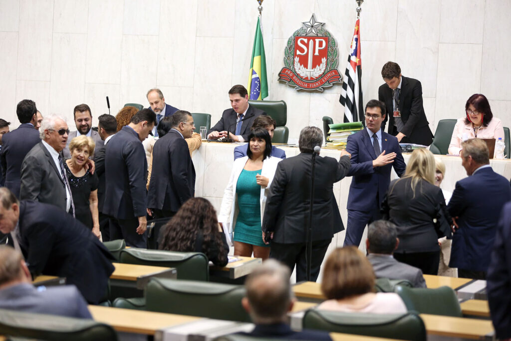 Plenário durante a votação - Sergio Galdino/Alesp