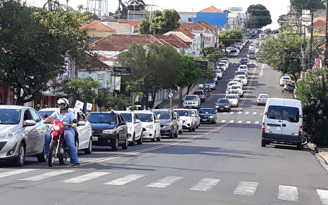 CPP e Apampesp fazem carreata #ForaDoria em Adamantina