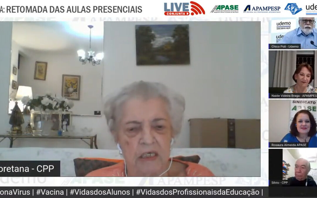 Entidades do magistério farão live sobre contribuição previdenciária
