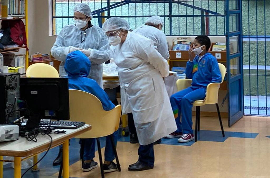 São Bernardo faz testes de Covid no retorno às aulas