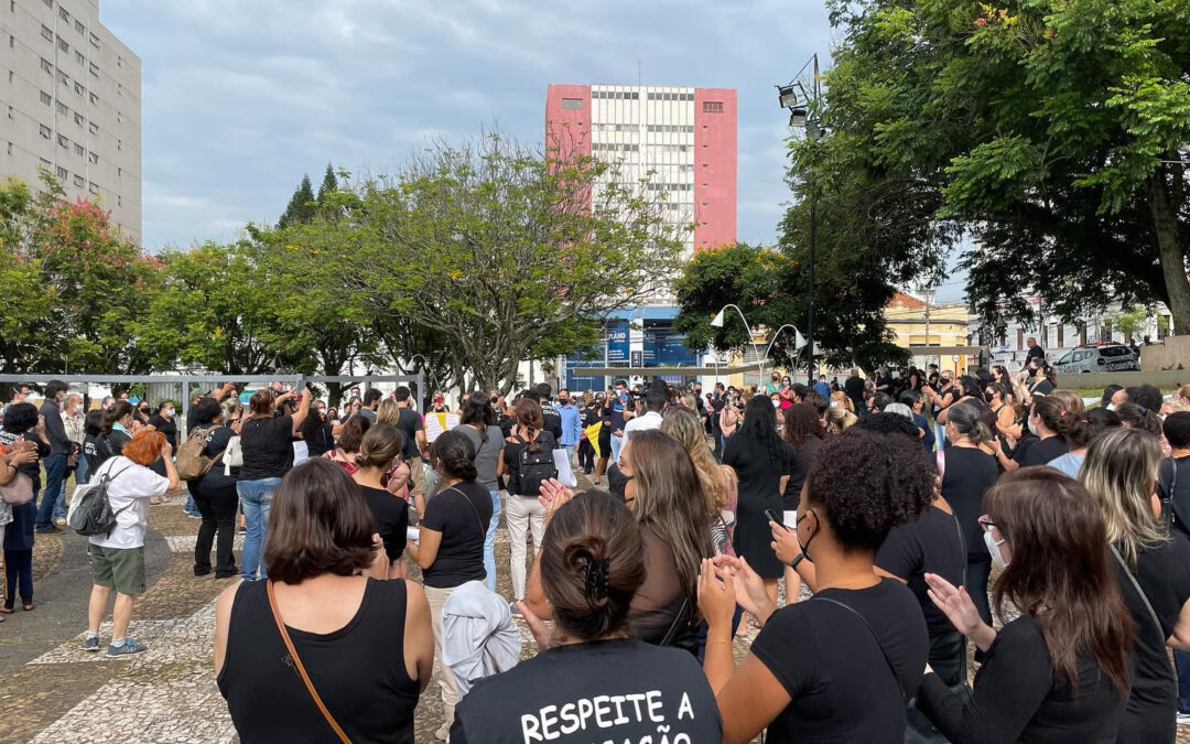Terceiro vice-presidente do CPP participa de manifestação em São Carlos