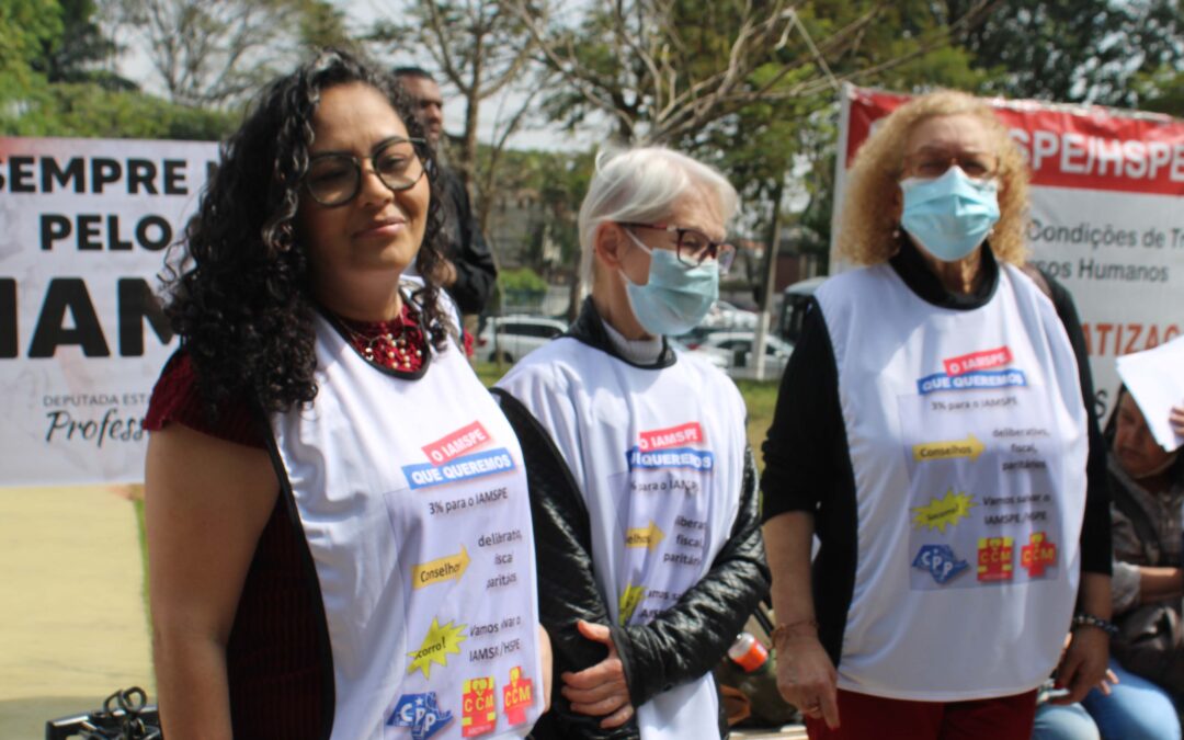 CPP participa de ato em frente ao Hospital do Servidor