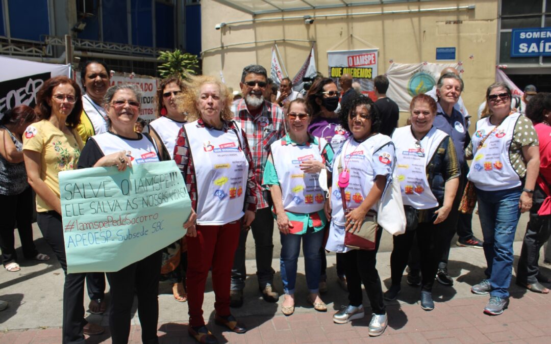 Servidores públicos se mobilizam em prol do Iamspe