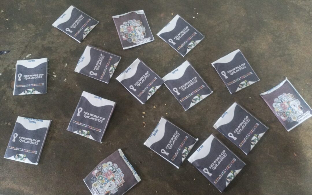 Álbuns de figurinhas da turma viram estímulo aos estudos nas escolas