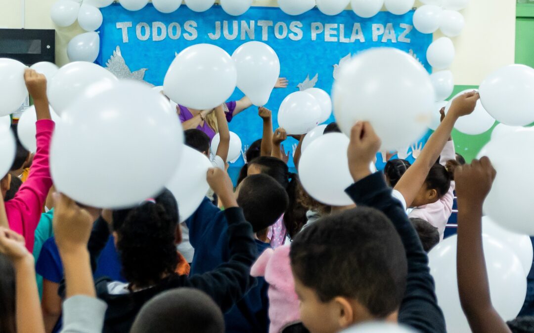 Escolas estaduais de SP finalizam o primeiro bimestre com ações que celebram a cultura de paz