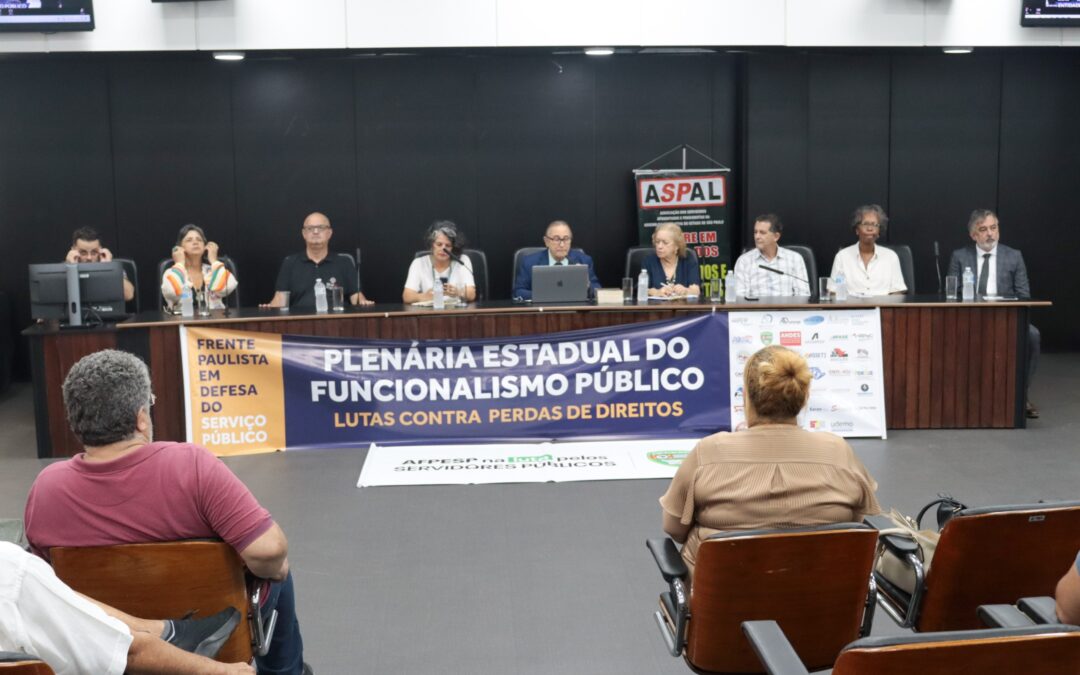 CPP participa da Plenária Estadual do Funcionalismo Público