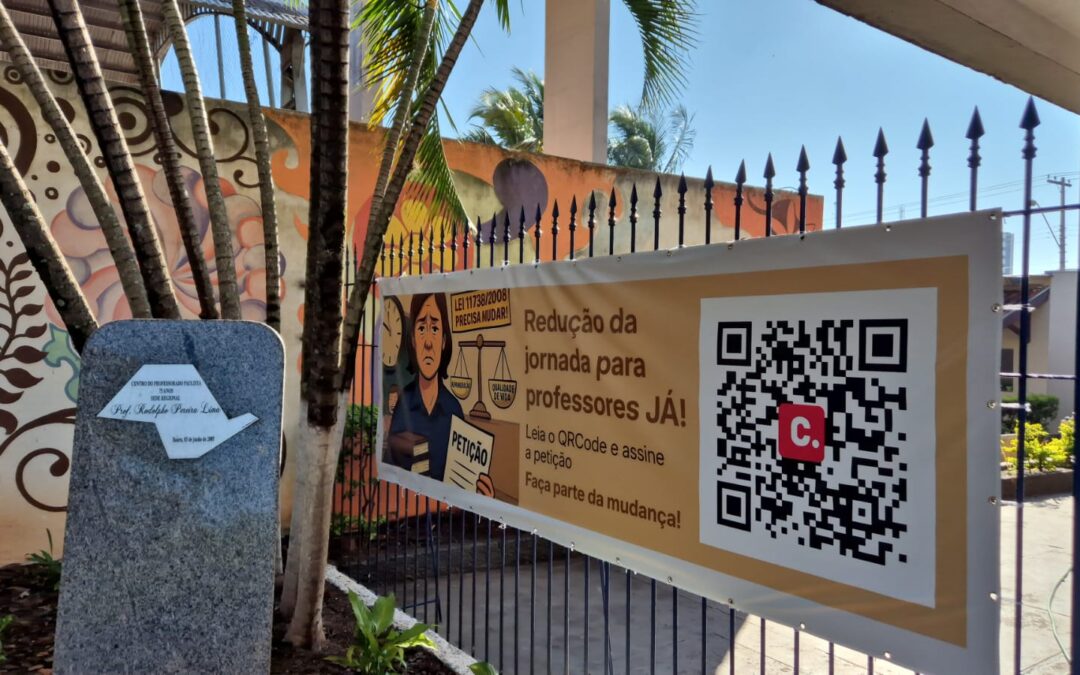 Campanha pela redução da jornada de trabalho dos professores mobiliza Sedes Regionais do CPP