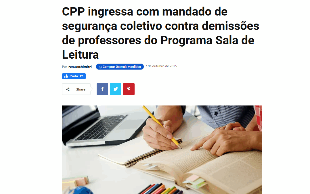 Alessandro Soares, diretor do CPP, é entrevistado pelo portal São Carlos em Rede