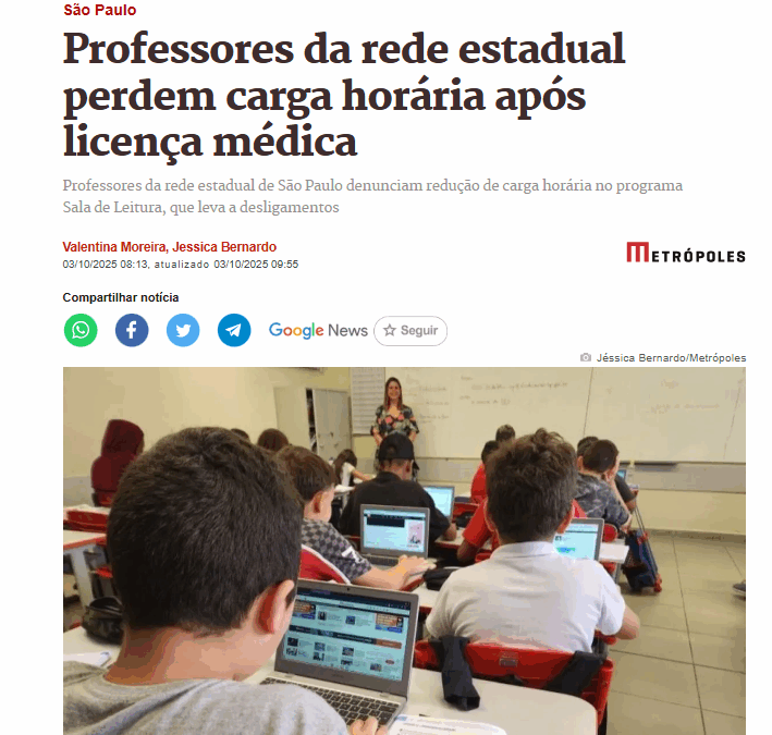 Metrópoles ouve lideranças do CPP sobre demissões no programa estadual Sala de Leitura