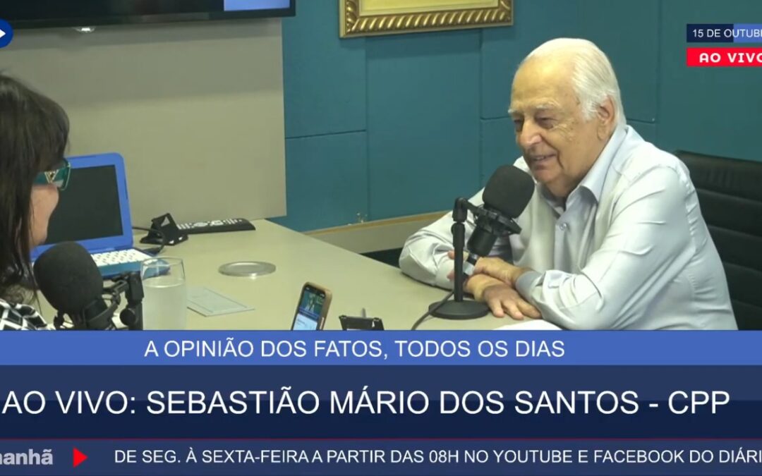2º vice-presidente do CPP participa de talk show digital do jornal Diário do Rio Claro