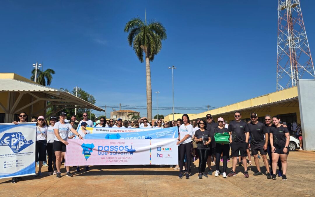 CPP participa da campanha de combate ao câncer infantojuvenil em Olímpia