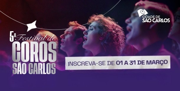 Festival de Coro de São Carlos está com inscrições abertas