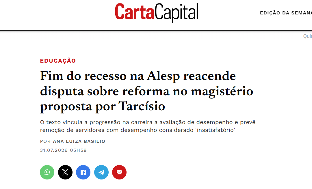 Posicionamento do CPP é destaque na revista Carta Capital